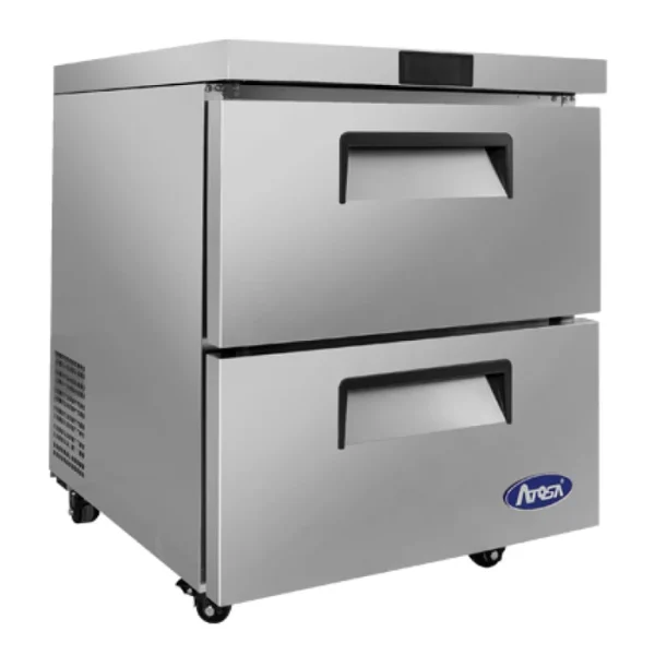 Atosa - 27" Undercounter Refrigerator w/ 2 Drawers - MGF8415GR